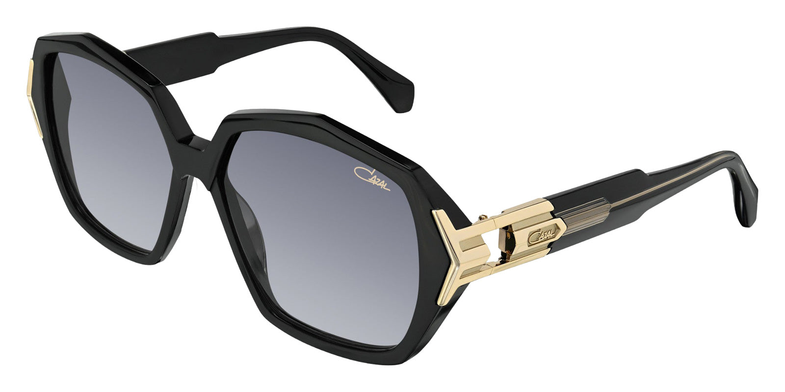 Cazal® 8520-Sunglasses Sunglasses - 001 Black-Gold/Grey Gradient/Ar Coated