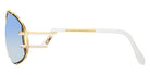 Cazal® 907-Sunglasses Sunglasses - 332 Gold-Milky White/Blue Gradient/Ar Coated