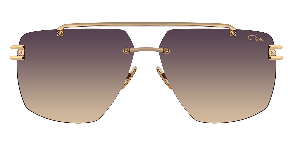 Cazal® 9107 CAZ 9107 001 62 - 001 Black/Gold / Brown Gradient AR Sunglasses