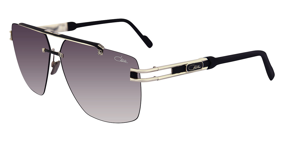 Cazal® 9107 CAZ 9107 002 62 - 002 Black/Silver / Gray Gradient AR Sunglasses