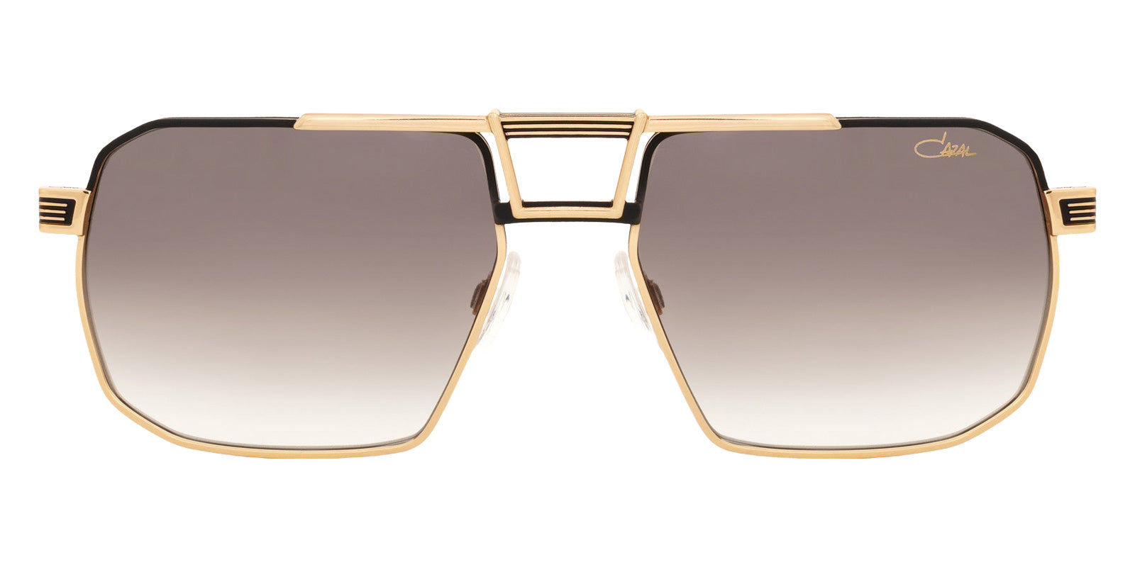 Cazal® 9112 Sunglasses - 001 Black-Gold/Grey Gradient/Ar Coated