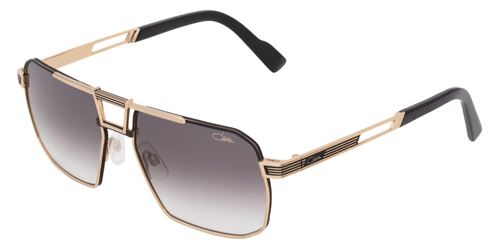 Cazal® 9112-Sunglasses Sunglasses - 001 Black-Gold/Grey Gradient/Ar Coated