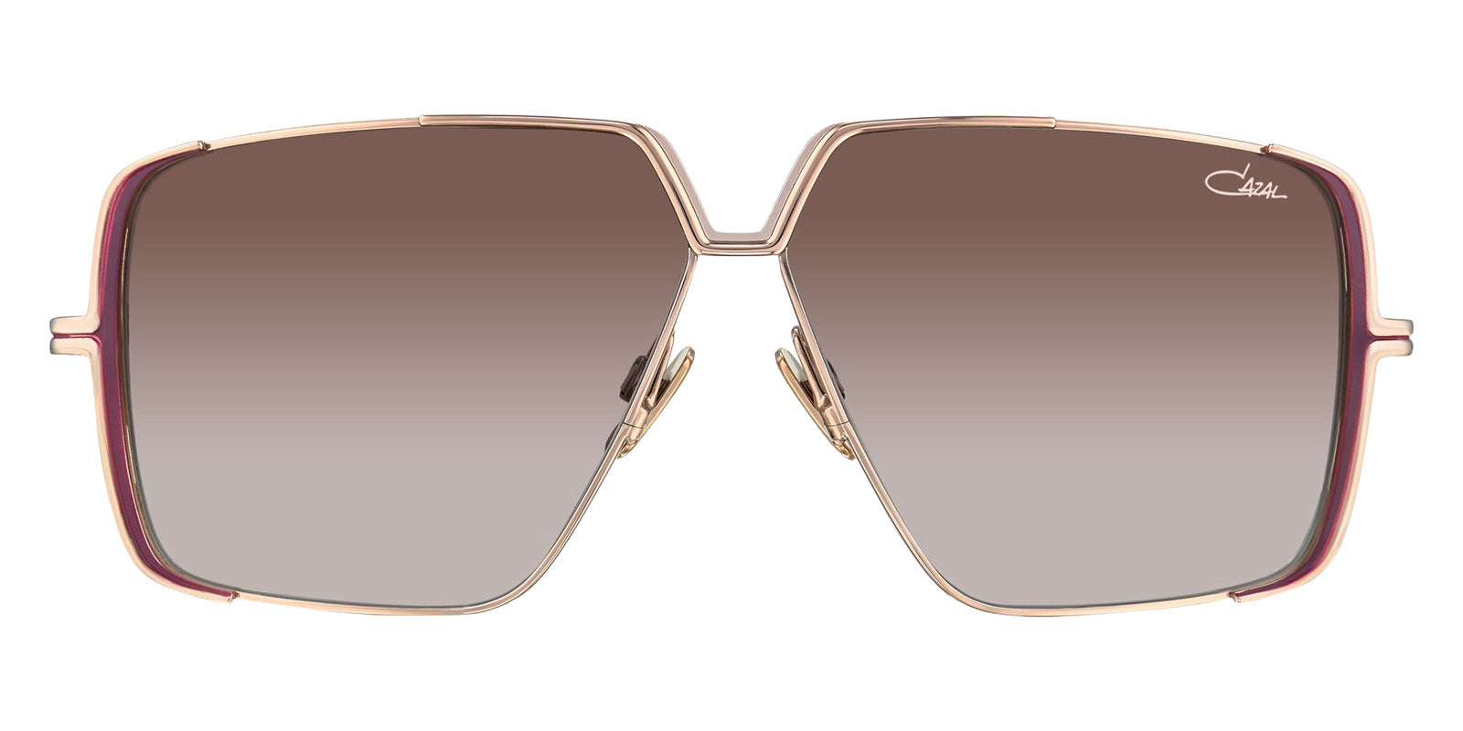 Cazal® 9508 Sunglasses - 002 Plum-Rosegold/Violet Gradient/Ar Coated