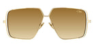 Cazal® 9508 Sunglasses - 003 Milky White-Gold/Brown Gradient/Ar Coated