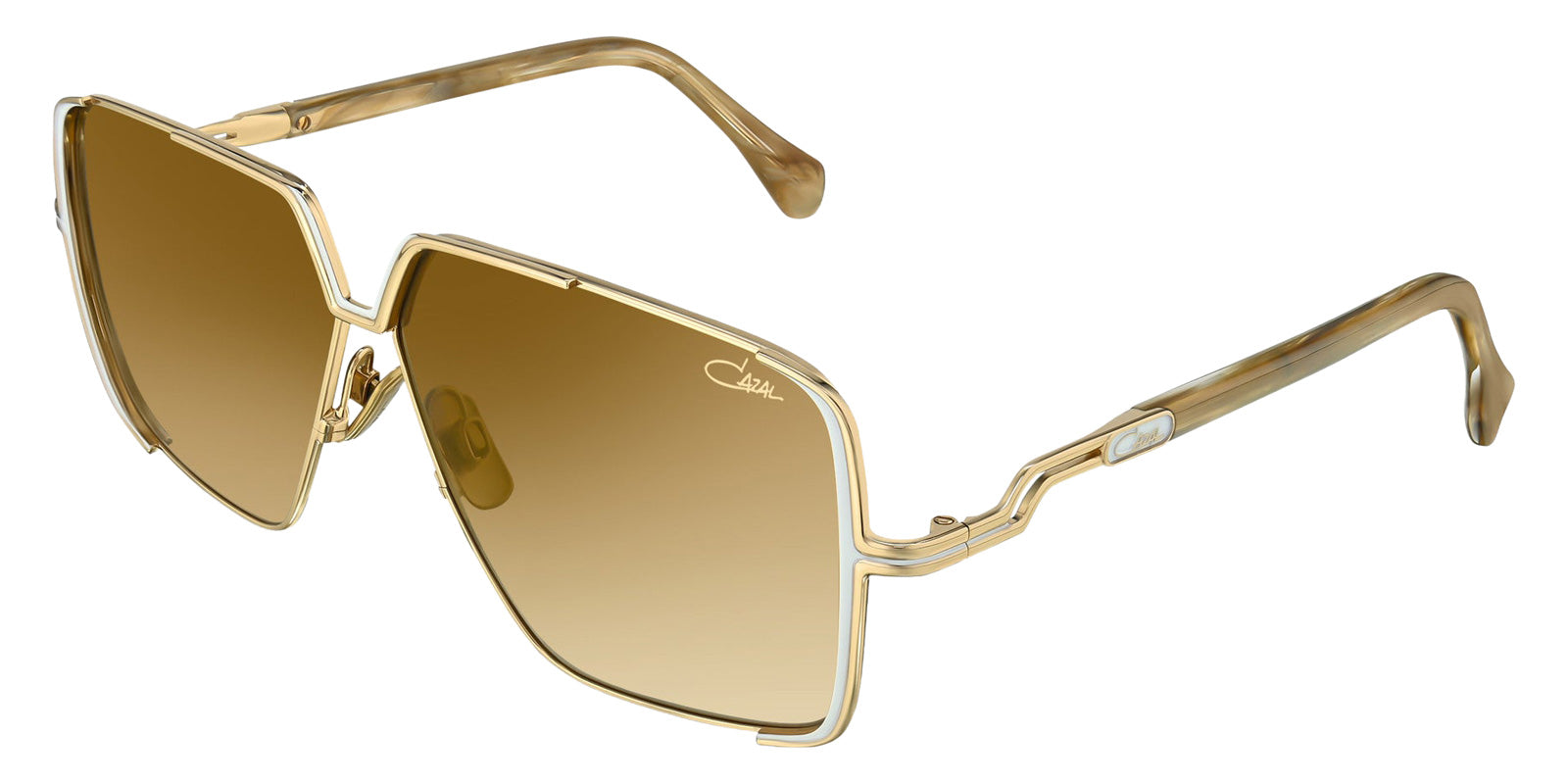 Cazal® 9508-Sunglasses Sunglasses - 003 Milky White-Gold/Brown Gradient/Ar Coated