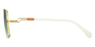 Cazal® 9508-Sunglasses Sunglasses - 004 Orange-Gold/Green Gradient/Ar Coated