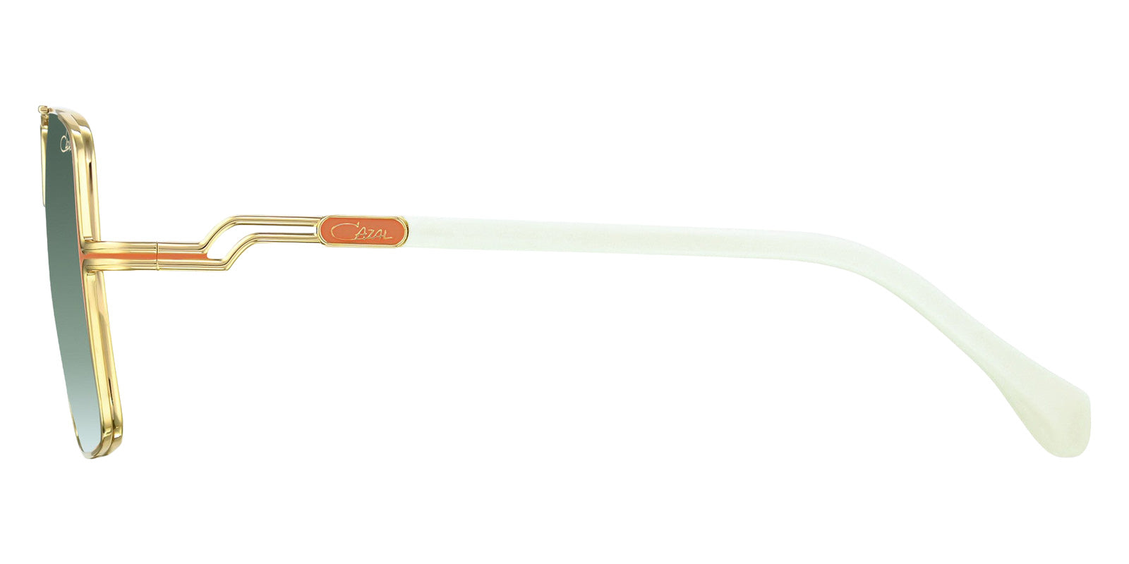 Cazal® 9508-Sunglasses Sunglasses - 004 Orange-Gold/Green Gradient/Ar Coated