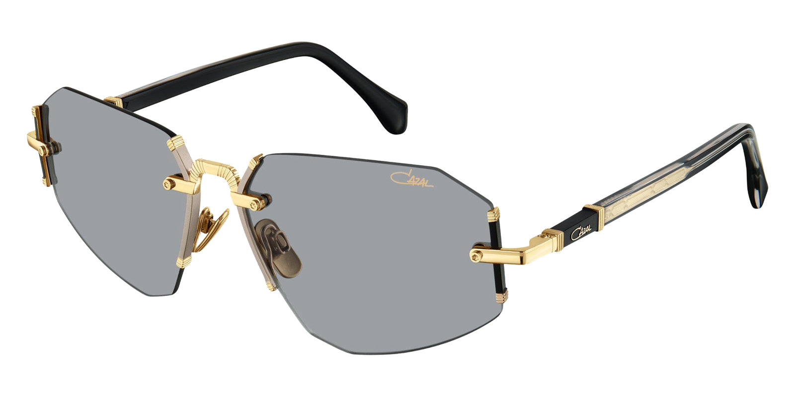 Cazal® 9509-Sunglasses Sunglasses - 001 Black-Gold/Grey Gradient/Ar Coated