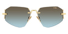 Cazal® 9509 Sunglasses - 002 Gold-Mint/Green Gradient/Ar Coated