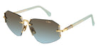 Cazal® 9509-Sunglasses Sunglasses - 002 Gold-Mint/Green Gradient/Ar Coated