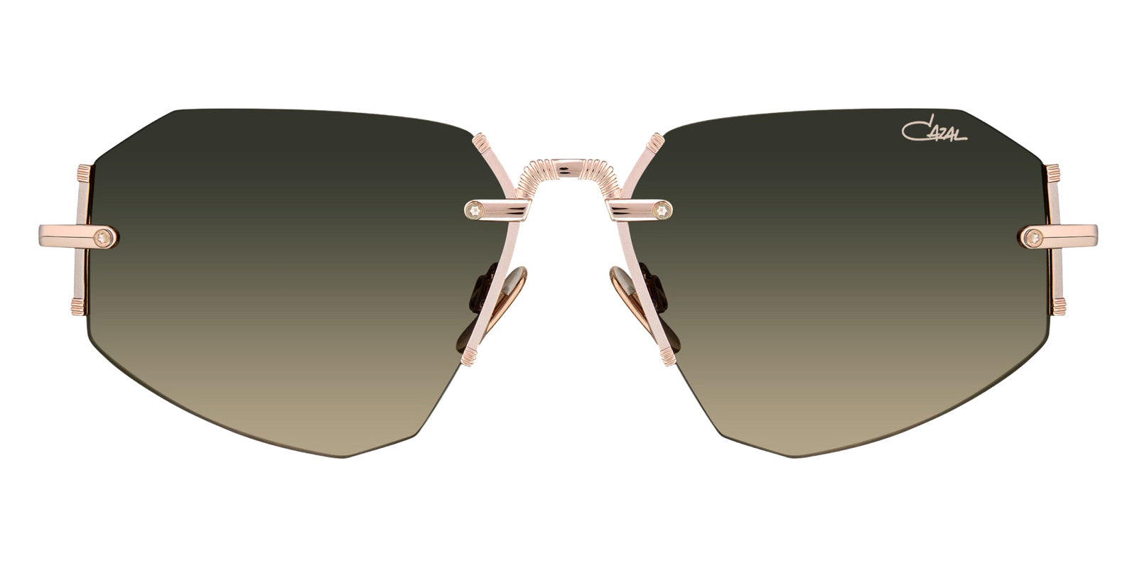 Cazal® 9509 Sunglasses - 003 Rosegold-Havanna/Brown Gradient/Ar Coated
