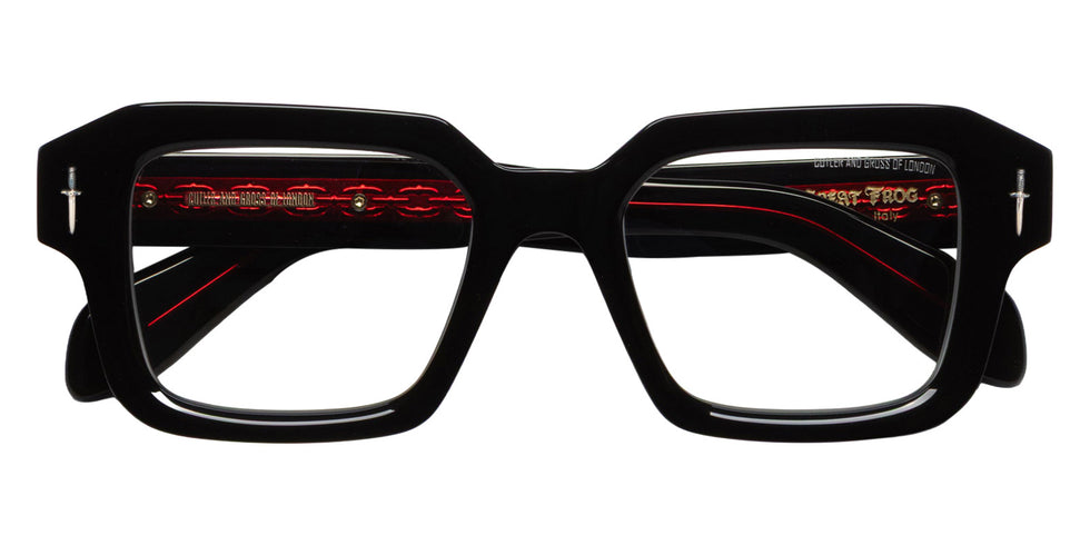 Cutler and Gross® The Great Frog Bones Link CG TGF Bones Link OP Black 52 - Black