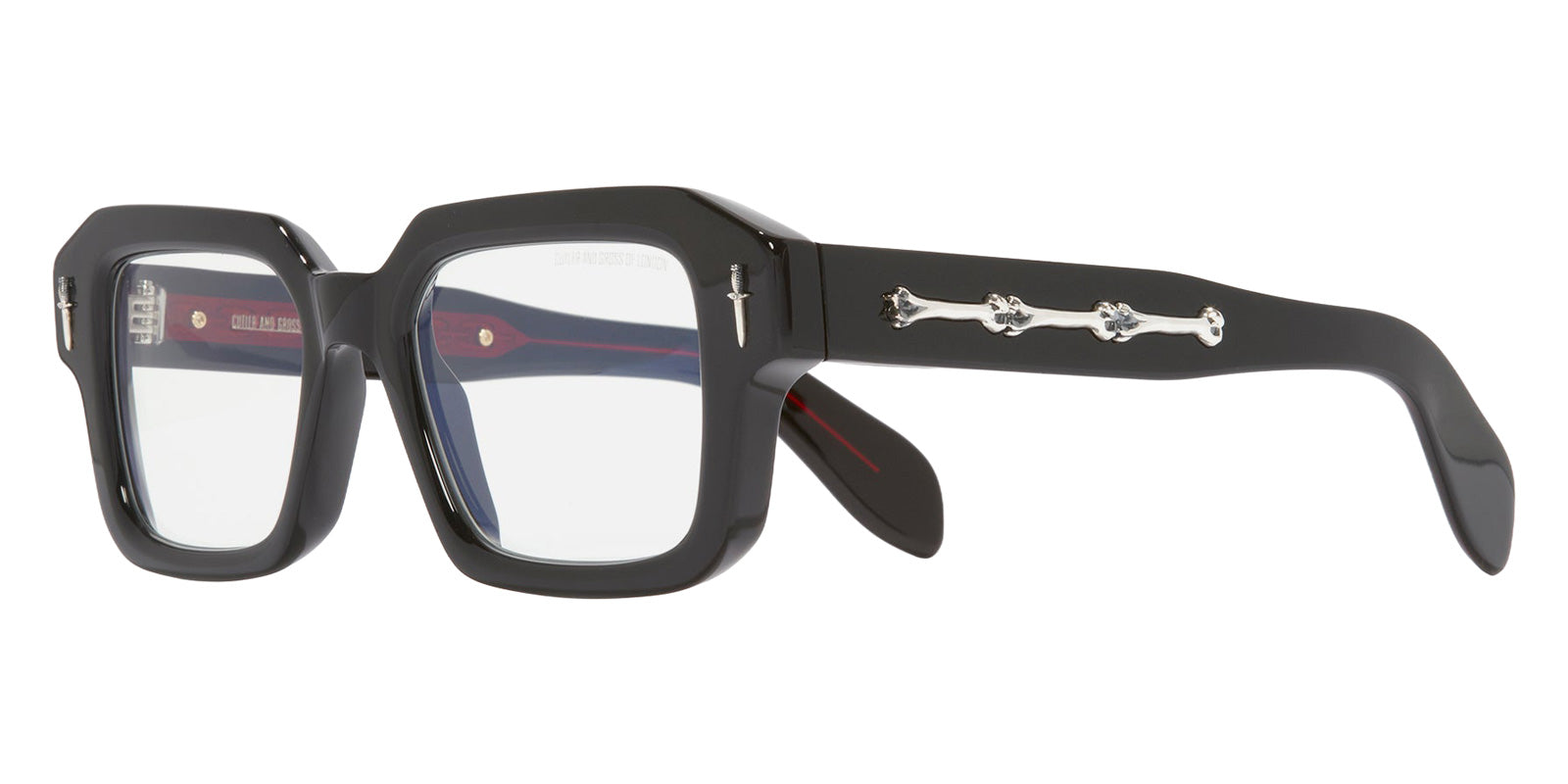 Cutler and Gross® The Great Frog Bones Link CG TGF Bones Link OP Black 52 - Black