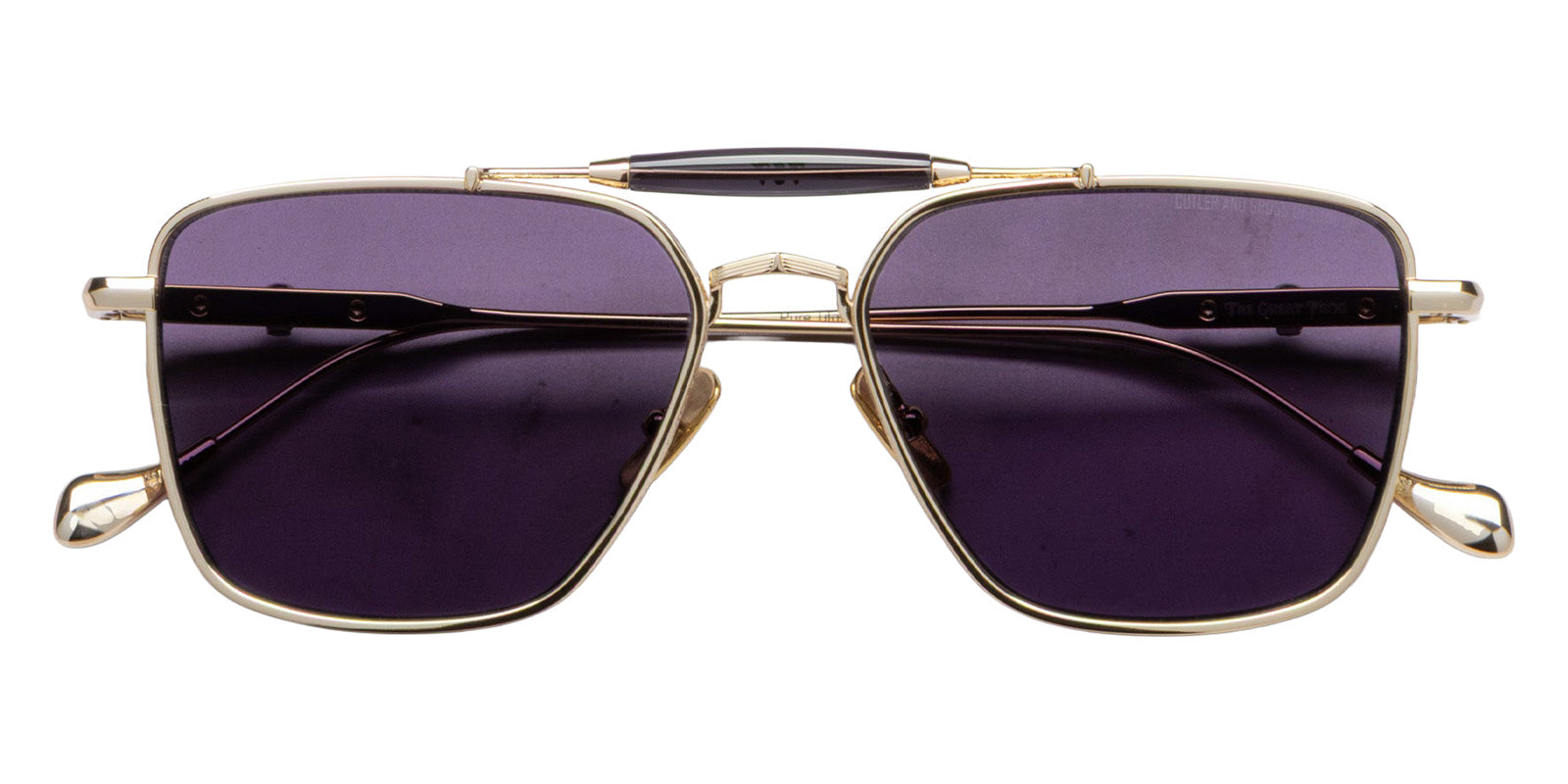 Cutler and Gross® The Great Frog Capri CG TGF Capri SUN Gold/Dark Grey 55 - Gold/Dark Grey