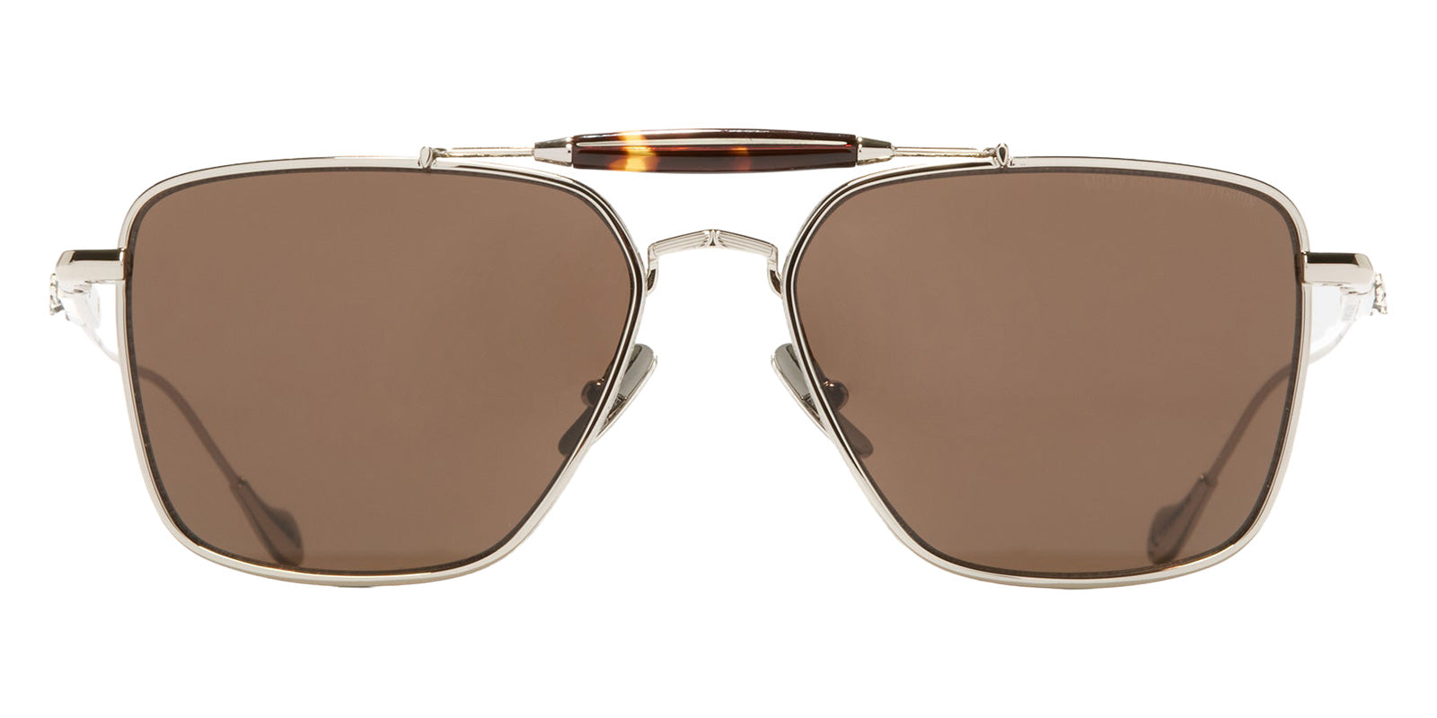 Cutler and Gross® The Great Frog Capri CG TGF Capri SUN Silver/Havana/Brown 55 - Silver/Havana/Brown