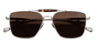 Cutler and Gross® The Great Frog Capri CG TGF Capri SUN Silver/Havana/Brown 55 - Silver/Havana/Brown