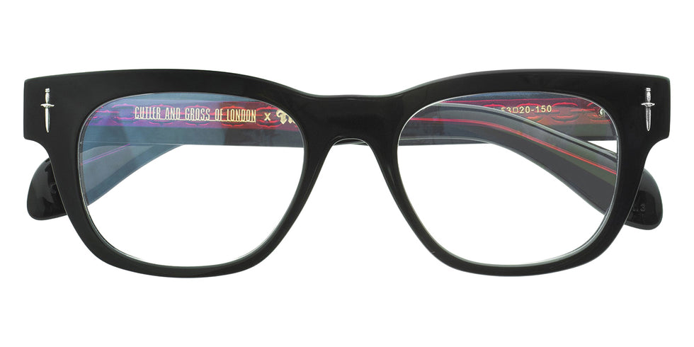 Cutler and Gross® The Great Frog Crossbones CG TGF Crossbones OP Black 53 - Black