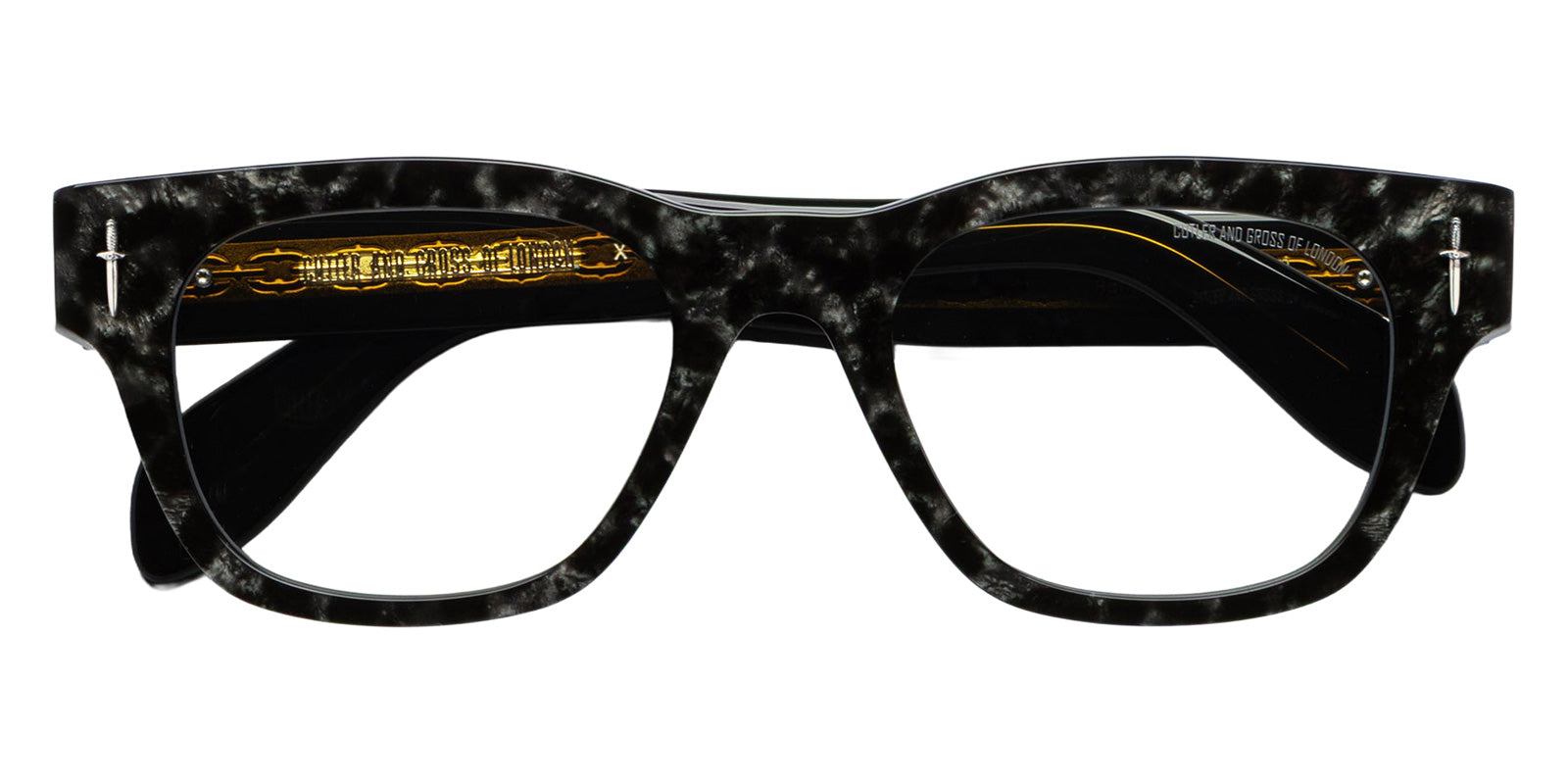 Cutler and Gross® The Great Frog Crossbones CG TGF Crossbones OP Leopard on Black 53 - Leopard on Black