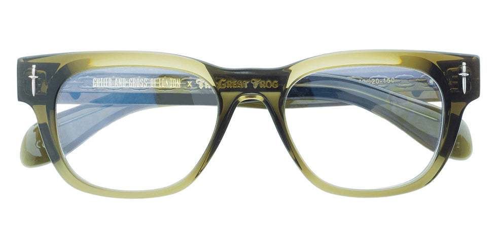 Cutler and Gross® The Great Frog Crossbones CG TGF Crossbones OP Olive 53 - Olive