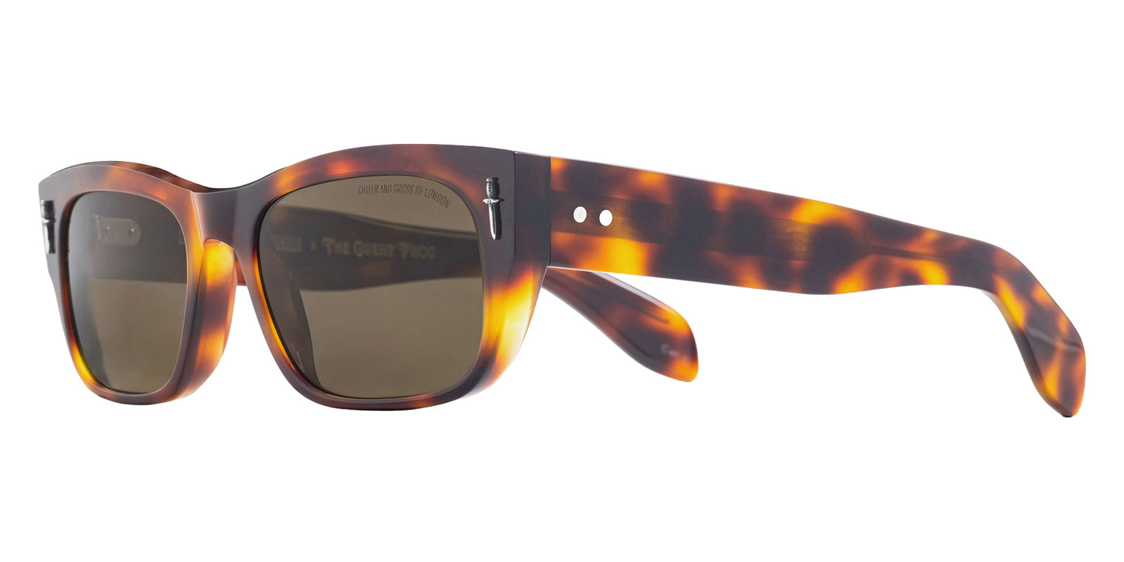 Cutler and Gross® The Great Frog Dagger CG TGF Dagger SUN Tiger Eye Havana 53 - Tiger Eye Havana