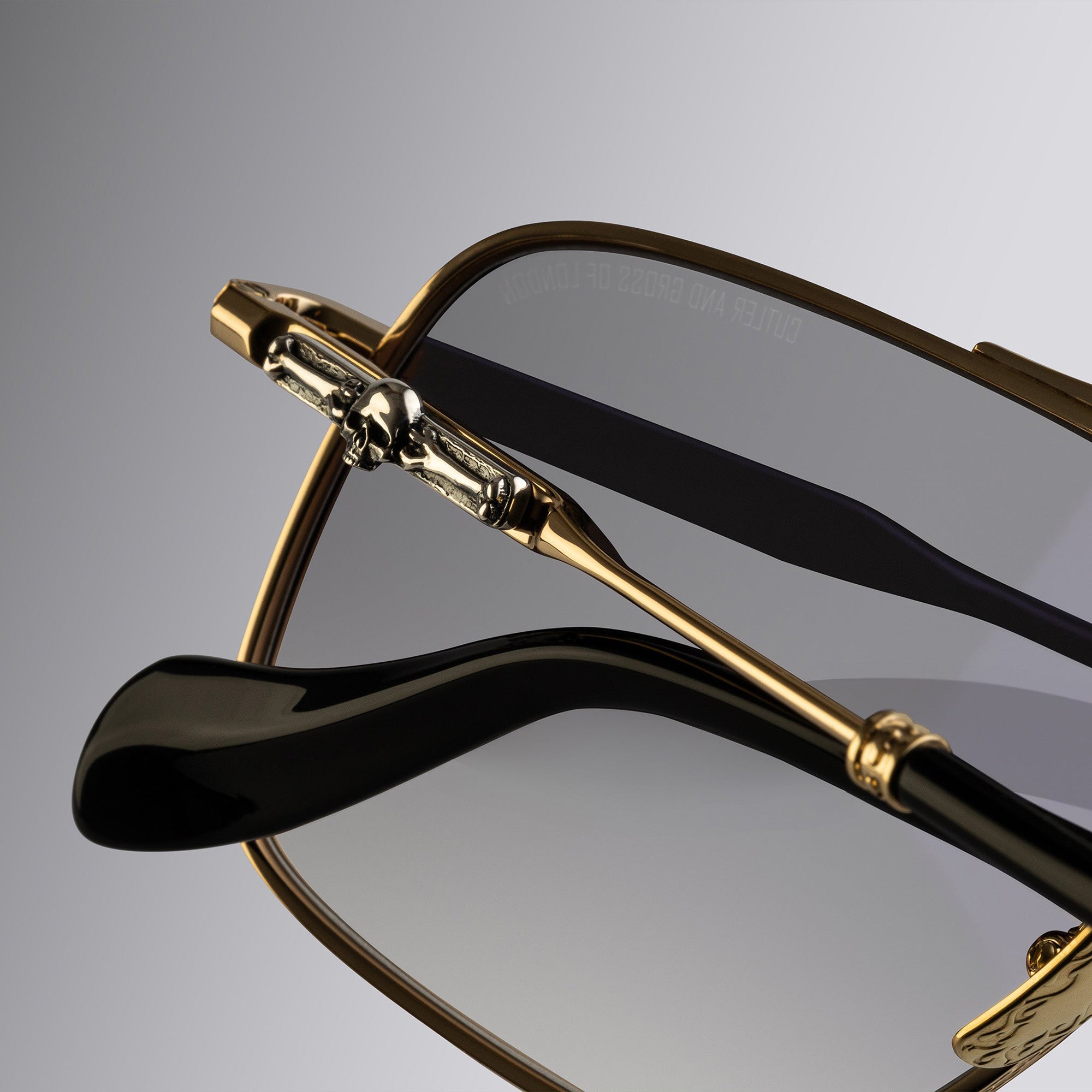Cutler and Gross® The Great Frog Ganton CG TGF Ganton SUN Gold/Silver/Grey 59 - Gold/Silver/Grey