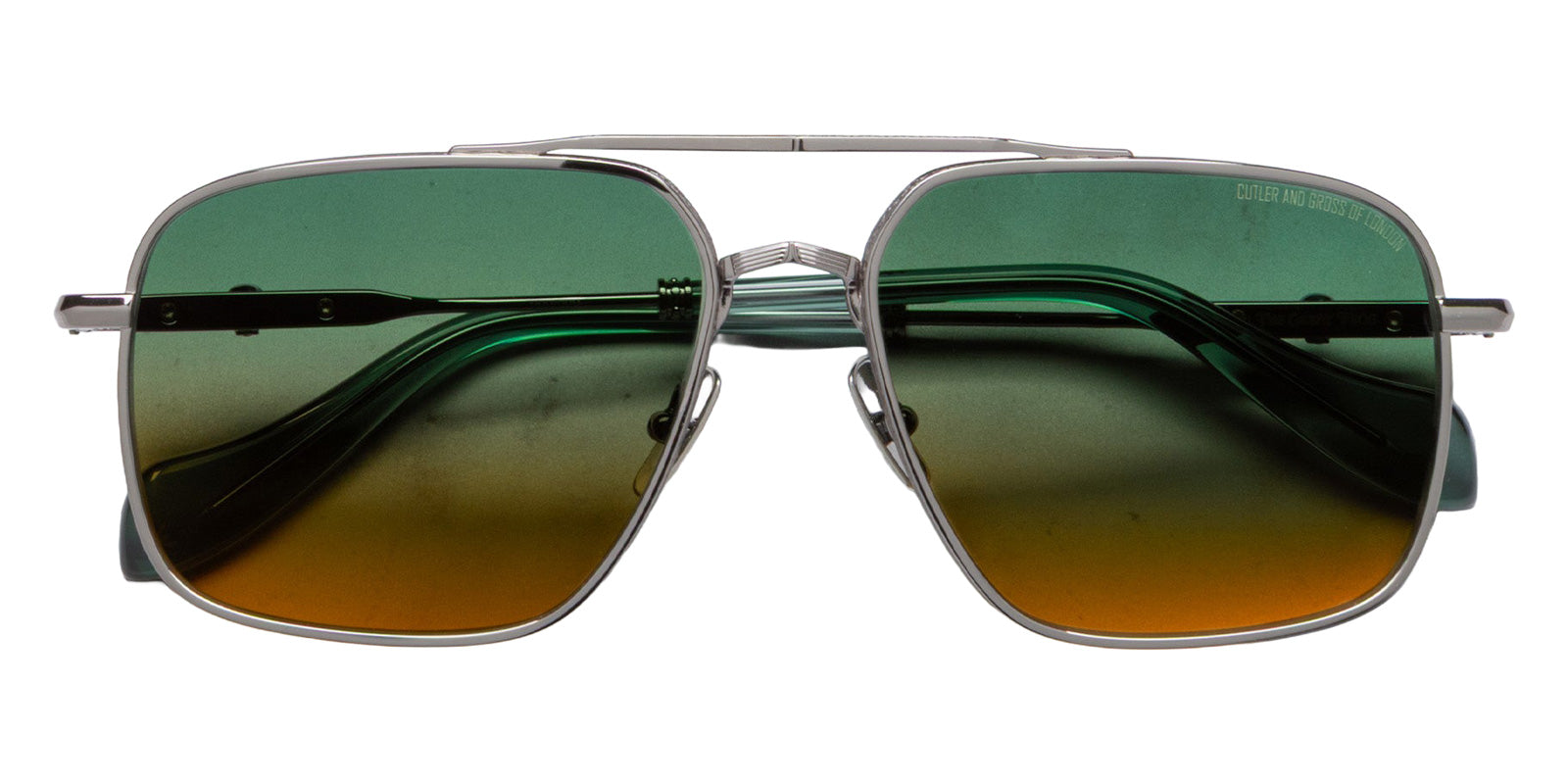 Cutler and Gross® The Great Frog Ganton CG TGF Ganton SUN Gun Metal/Silver 59 - Gun Metal/Silver