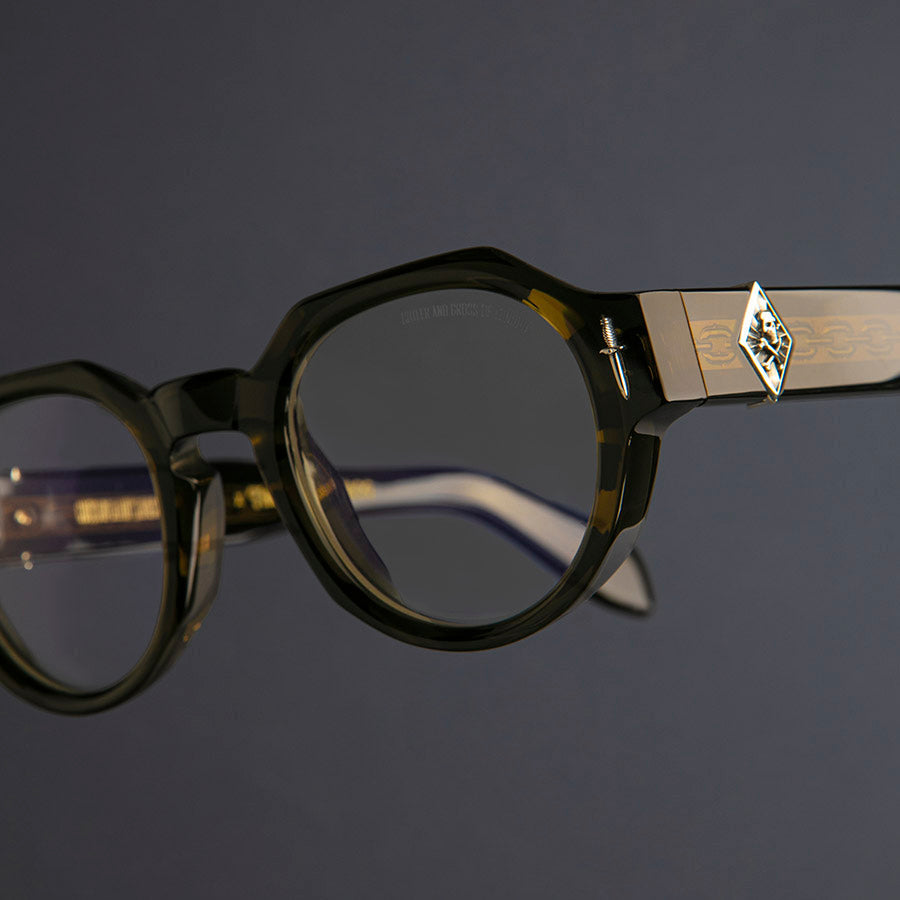 Cutler and Gross® The Great Frog Lucky Diamond I CG TGF Lucky Diamond I OP Olive 48 - Olive