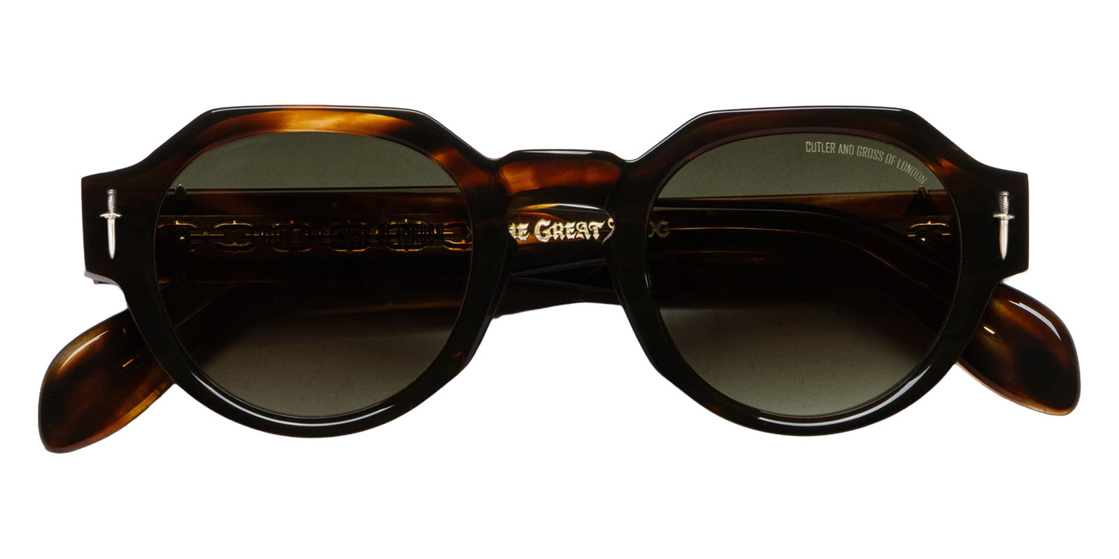 Cutler and Gross® The Great Frog Lucky Diamond I CG TGF Lucky Diamond I SUN Havana 48 - Havana