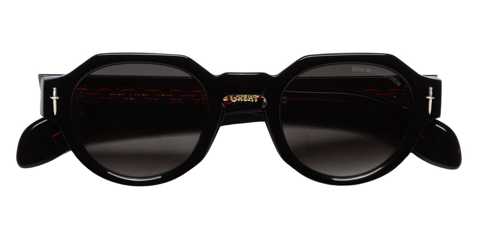 Cutler and Gross® The Great Frog Lucky Diamond I CG TGF Lucky Diamond I SUN Jed Black 48 - Jed Black