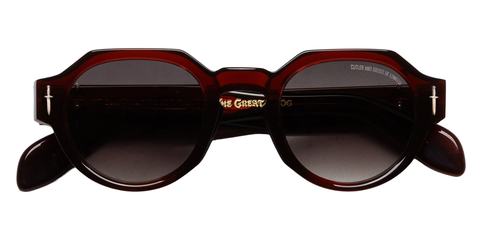 Cutler and Gross® The Great Frog Lucky Diamond I CG TGF Lucky Diamond I SUN Red 48 - Red
