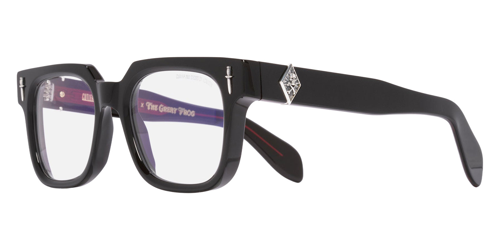 Cutler and Gross® The Great Frog Lucky Diamond II CG TGF Lucky Diamond II OP Black 52 - Black