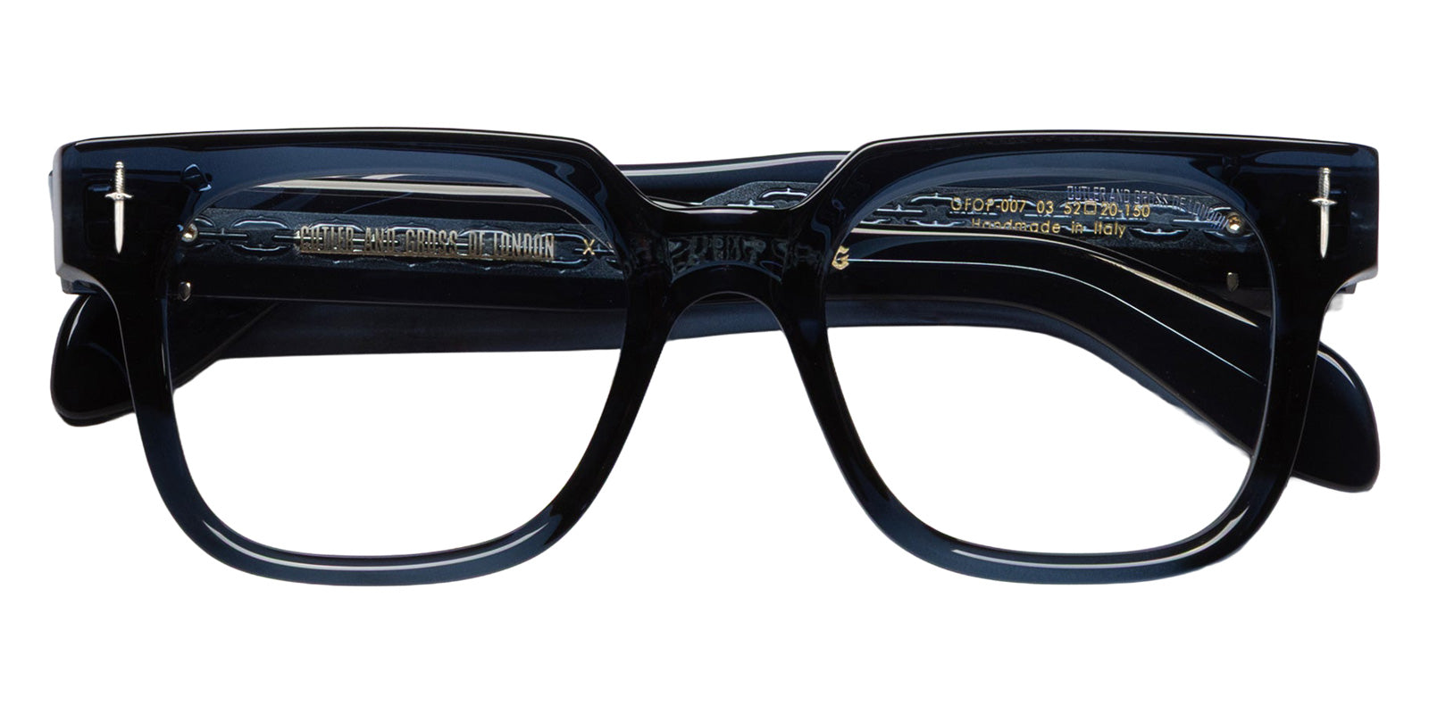 Cutler and Gross® The Great Frog Lucky Diamond II CG TGF Lucky Diamond II OP Deep Blue 52 - Deep Blue