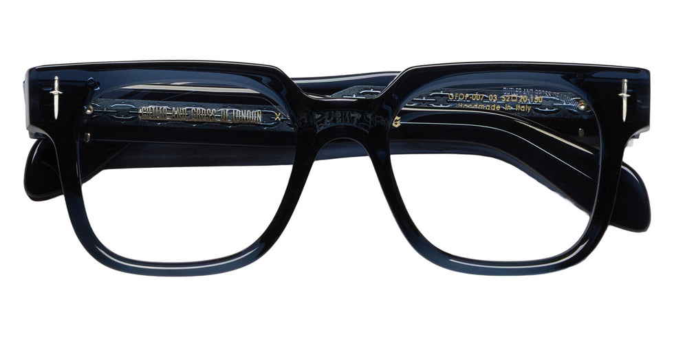 Cutler and Gross® The Great Frog Lucky Diamond II CG TGF Lucky Diamond II OP Deep Blue 52 - Deep Blue