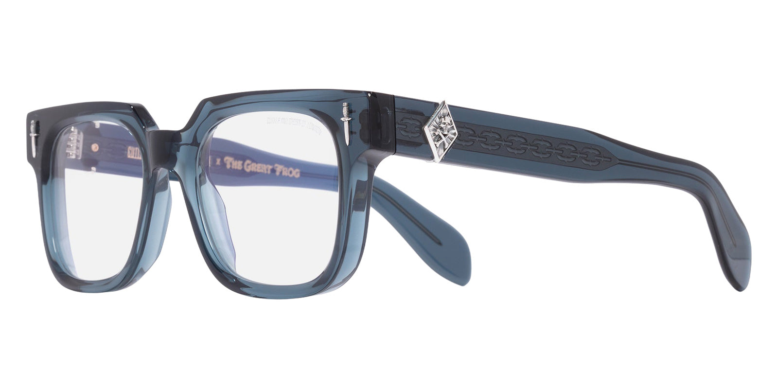 Cutler and Gross® The Great Frog Lucky Diamond II CG TGF Lucky Diamond II OP Deep Blue 52 - Deep Blue