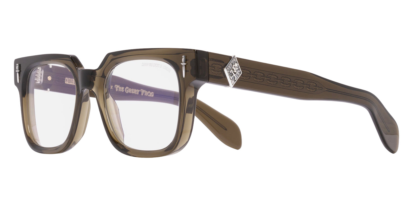 Cutler and Gross® The Great Frog Lucky Diamond II CG TGF Lucky Diamond II OP Olive 52 - Olive