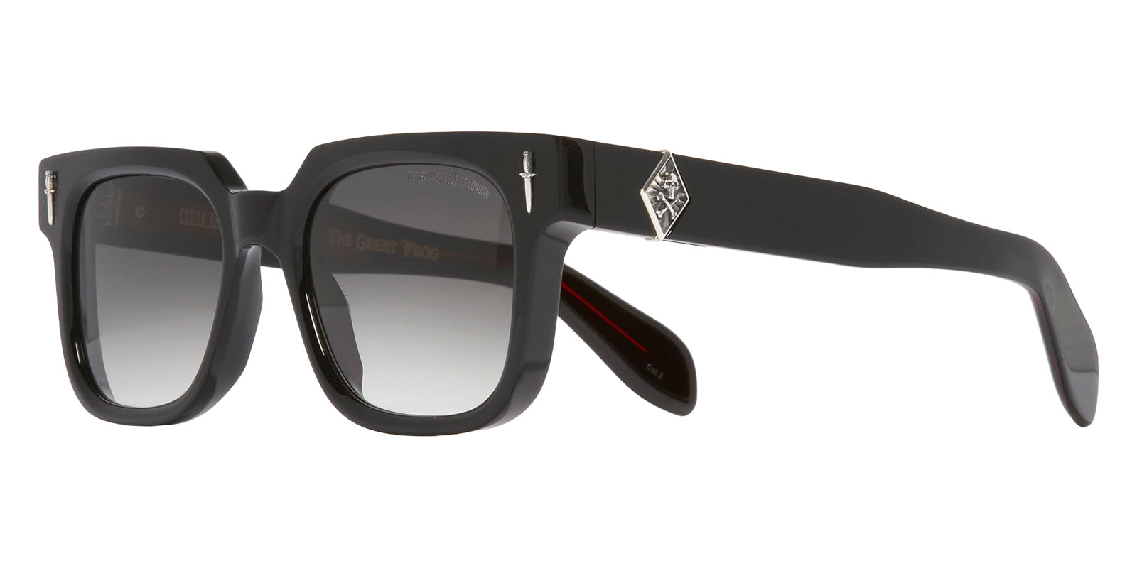 Cutler and Gross® The Great Frog Lucky Diamond II CG TGF Lucky Diamond II SUN Black 52 - Black