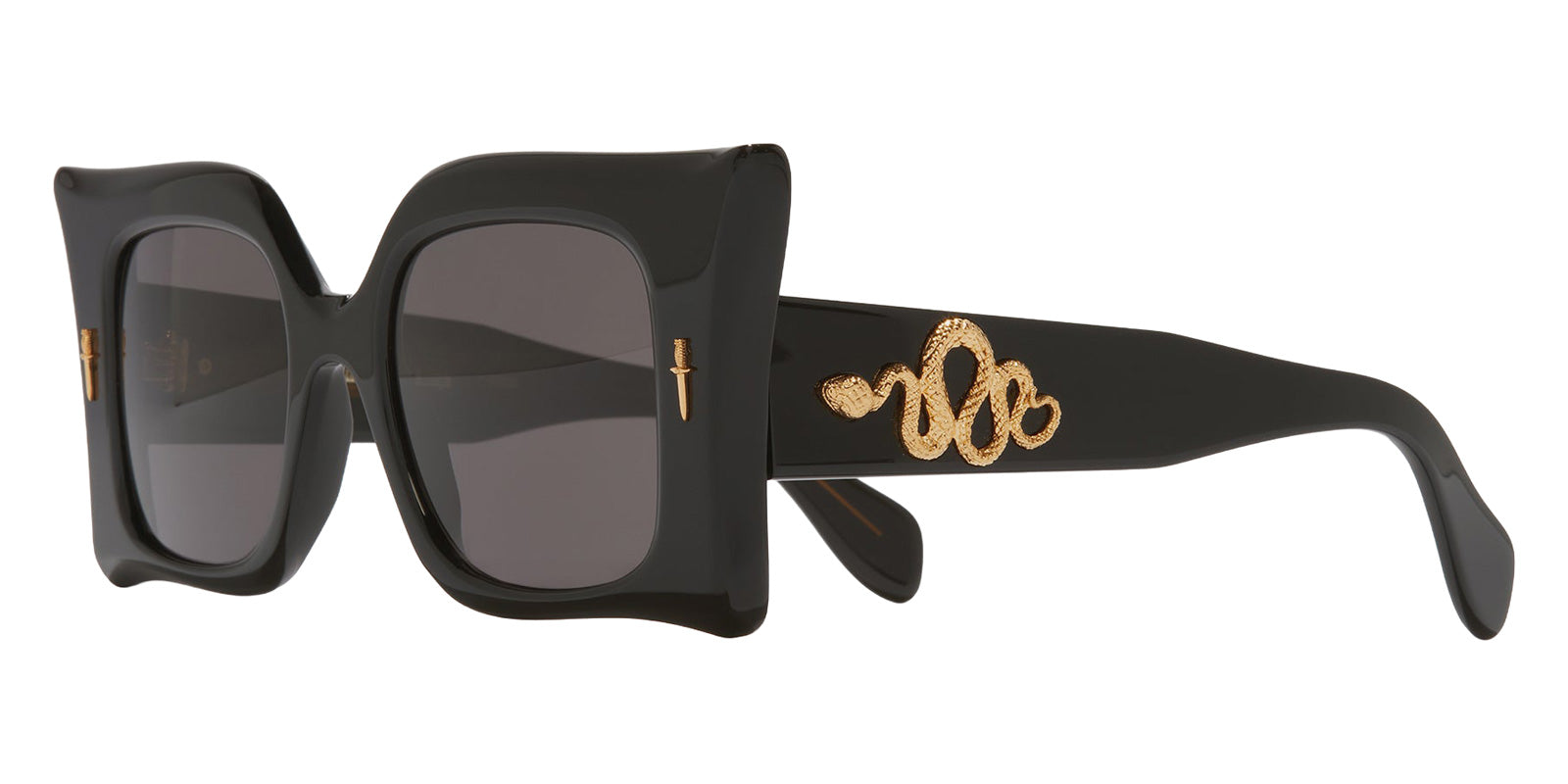 Cutler and Gross® The Great Frog Medusa CG TGF Medusa SUN Black/Gold 50 - Black/Gold