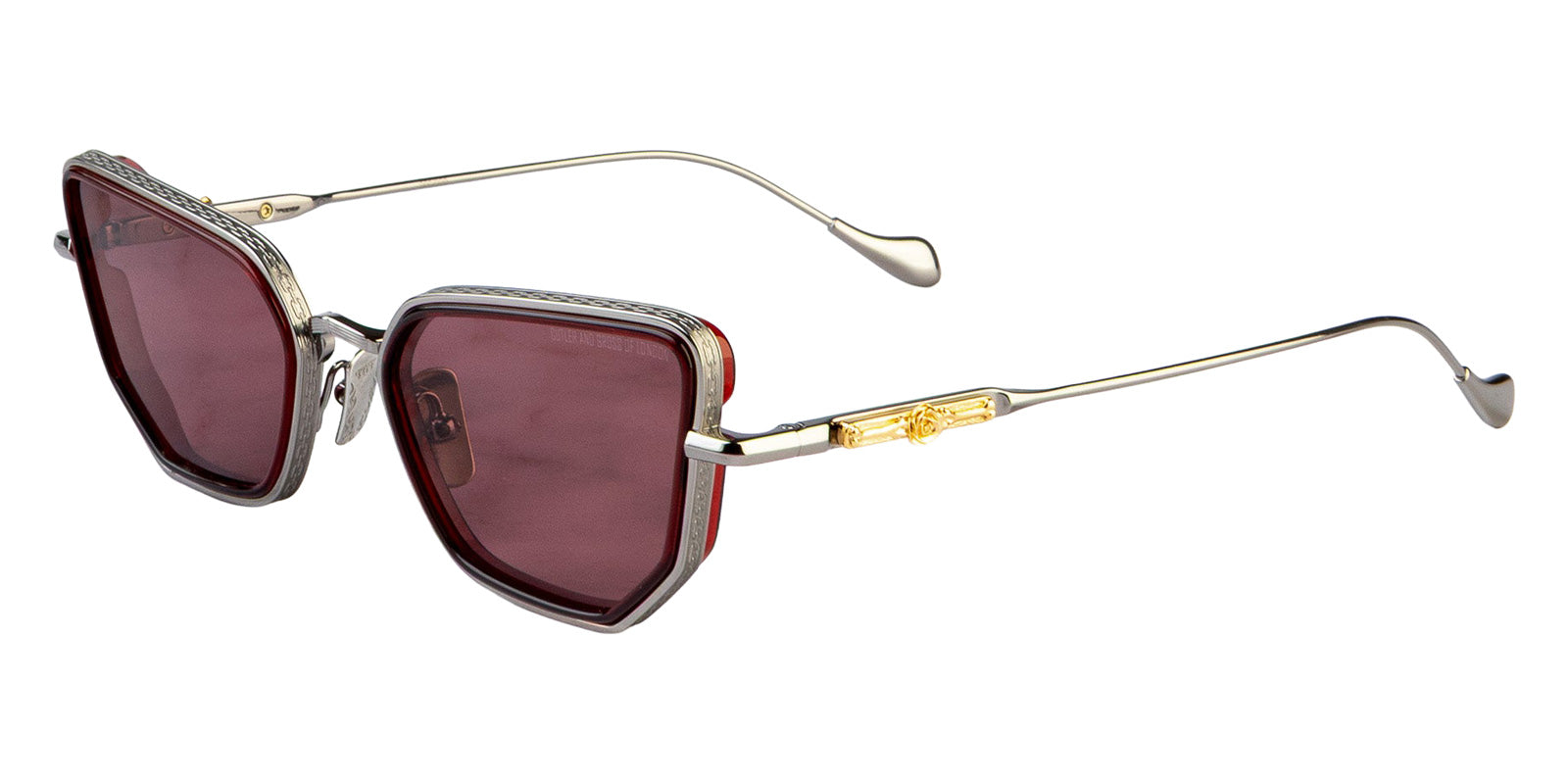 Cutler and Gross® The Great Frog Paisley CG TGF Paisley SUN Gun Metal/Bordeaux 53 - Gun Metal/Bordeaux