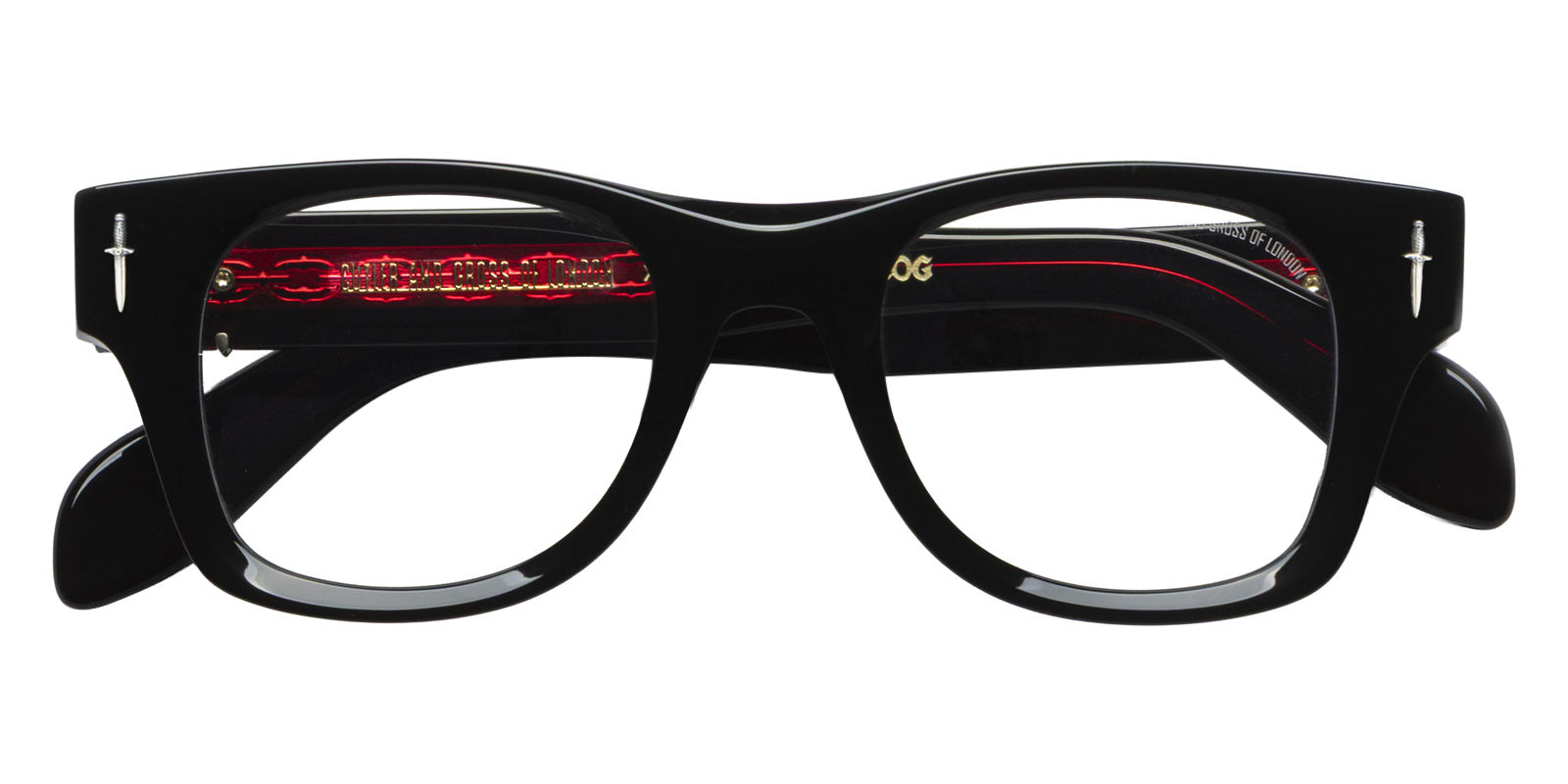 Cutler and Gross® The Great Frog Phantom CG TGF Phantom OP Black on Red 48 - Black on Red