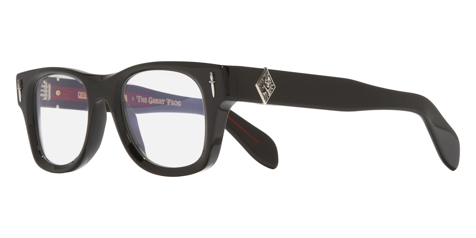 Cutler and Gross® The Great Frog Phantom CG TGF Phantom OP Black on Red 48 - Black on Red