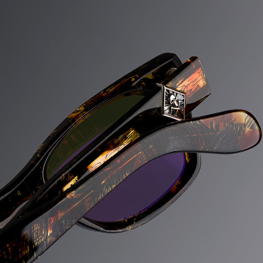 Cutler and Gross® The Great Frog Phantom CG TGF Phantom SUN Brush Stroke Havana 48 - Brush Stroke Havana