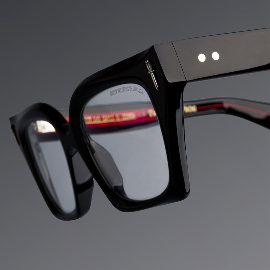 Cutler and Gross® The Great Frog Prometheus CG TGF Prometheus OP Black on Red 53 - Black on Red