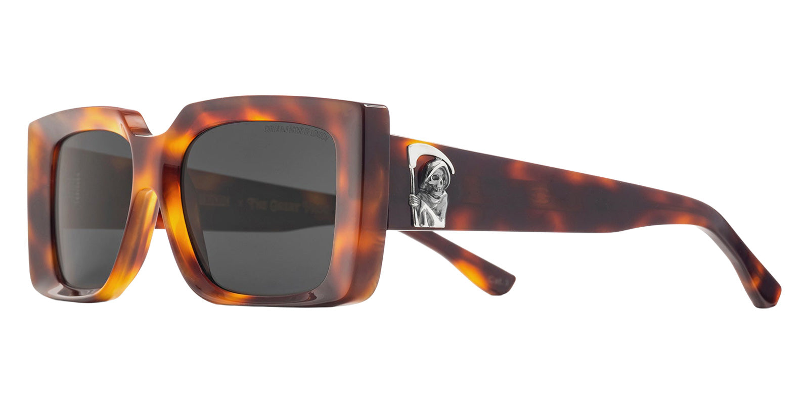 Cutler and Gross® The Great Frog Reaper CG TGF Reaper SUN Tiger Eye Havana 53 - Tiger Eye Havana