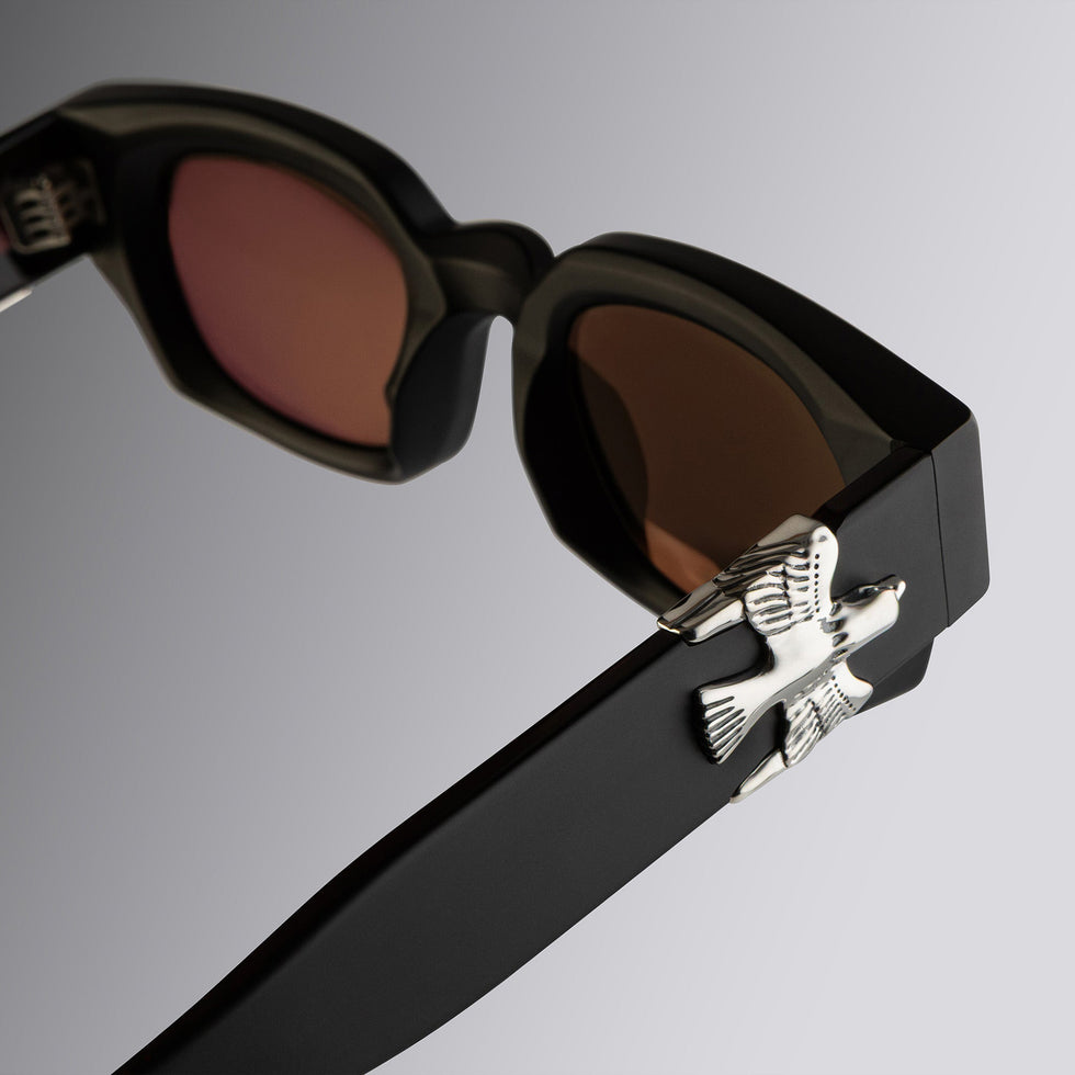 Cutler and Gross® The Great Frog Soaring Eagle CG TGF Soaring Eagle SUN Matte Black 50 - Matte Black