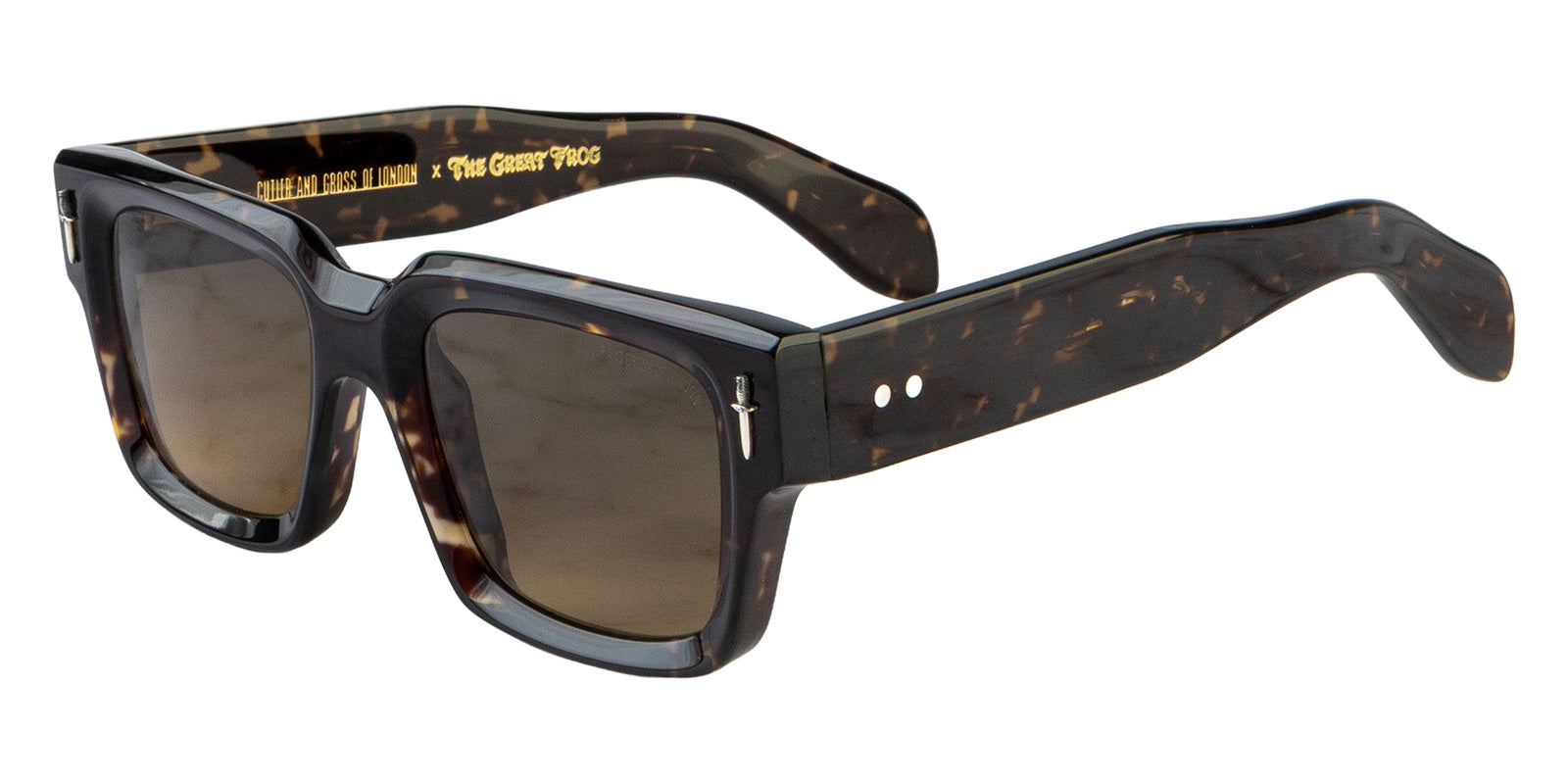 Cutler and Gross® The Great Frog Titan CG TGF Titan SUN Oil Havana 50 - Oil Havana