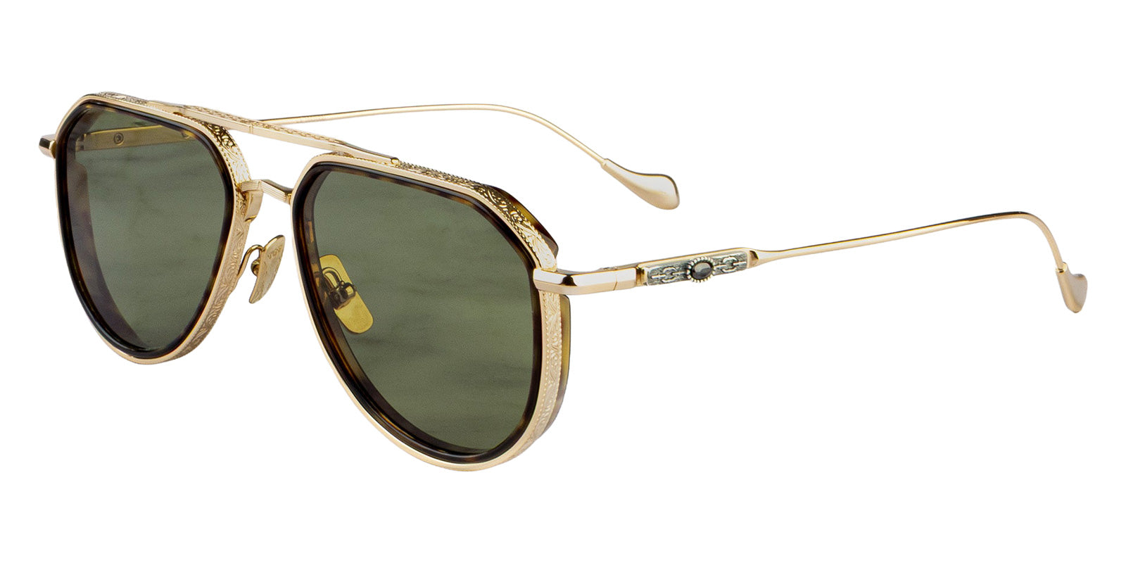 Cutler and Gross® The Great Frog Triumph CG TGF Triumph SUN Gold/Havana 57 - Gold/Havana