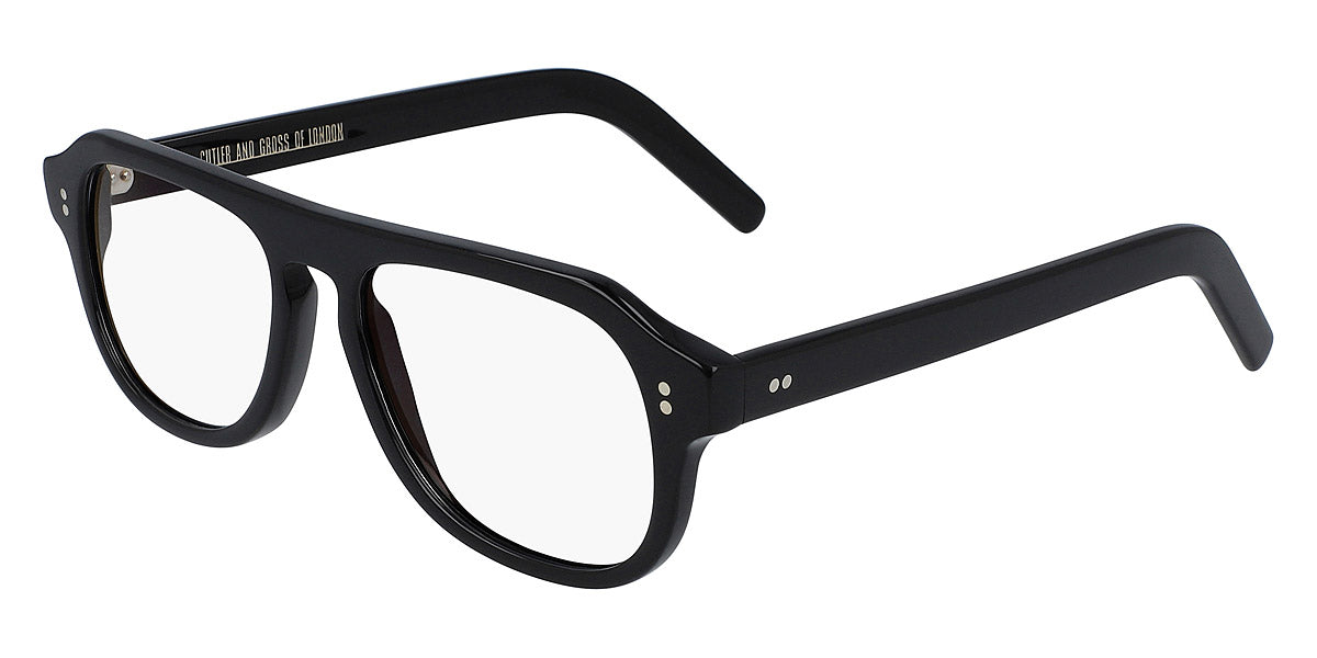 Cutler and Gross® CG0822V2 CG0822V2 BLACK 53 - Black Eyeglasses