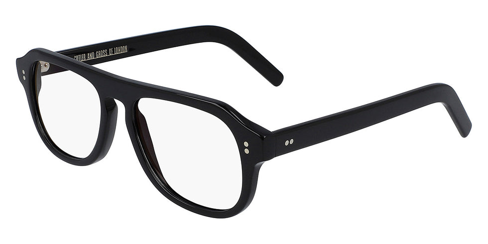 Cutler and Gross® CG0822V2 CG0822V2 BLACK 53 - Black Eyeglasses