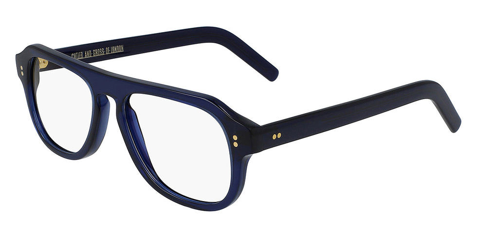 Cutler and Gross® CG0822V2 CG0822V2 BLUE 53 - Blue Eyeglasses