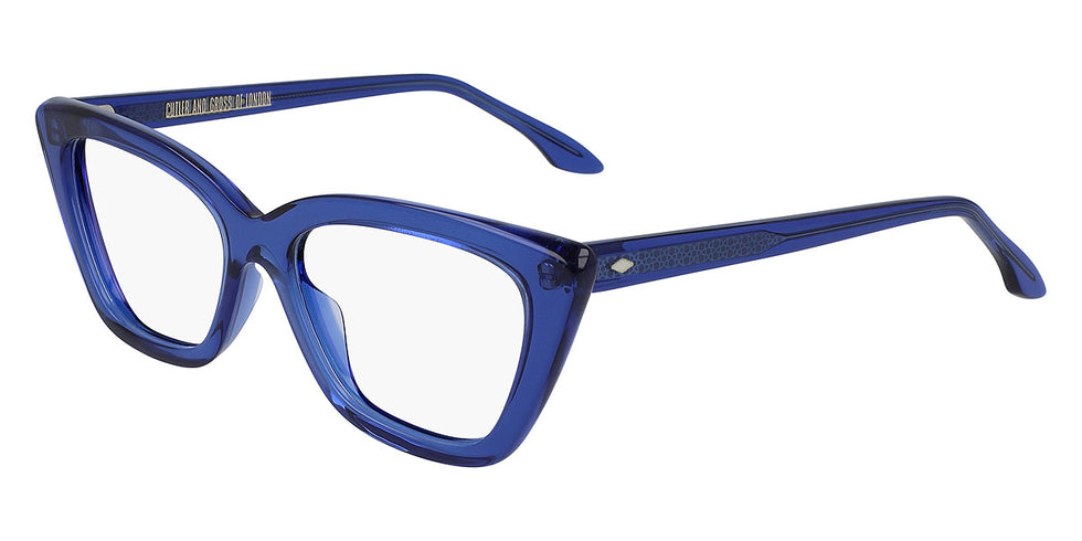 Cutler and Gross® CG1241 CG1241 BLUE 52 - Blue Eyeglasses